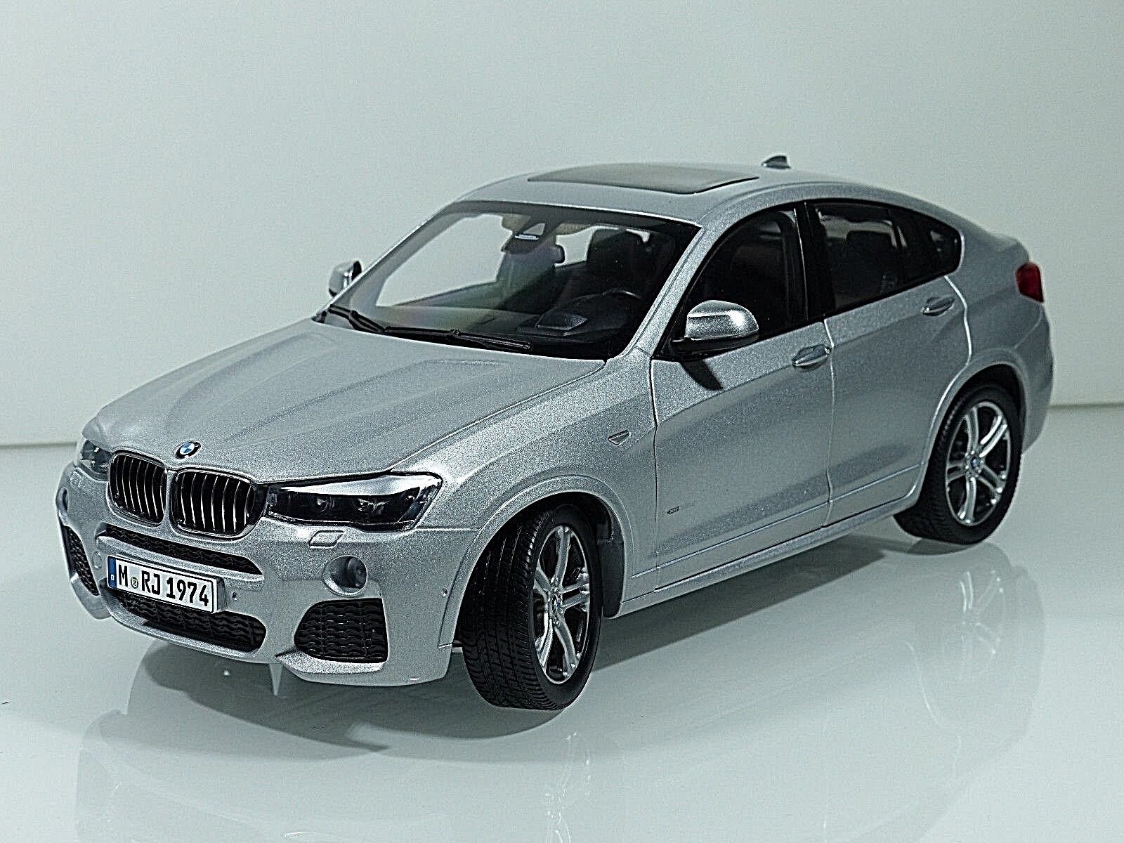 BMW Miniature 1:43 X4 F26 d`origine BMW Glacier Silver