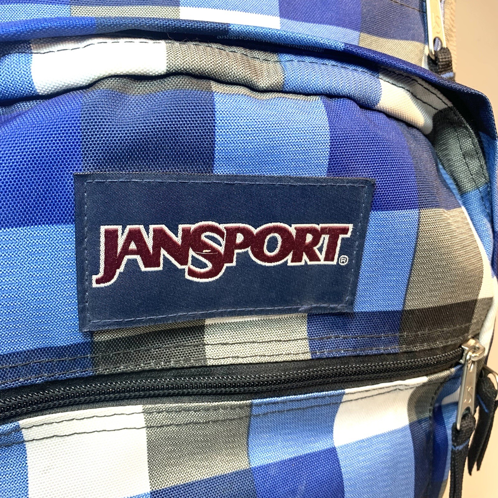 Jansport Checkered Pattern Backpack Gem