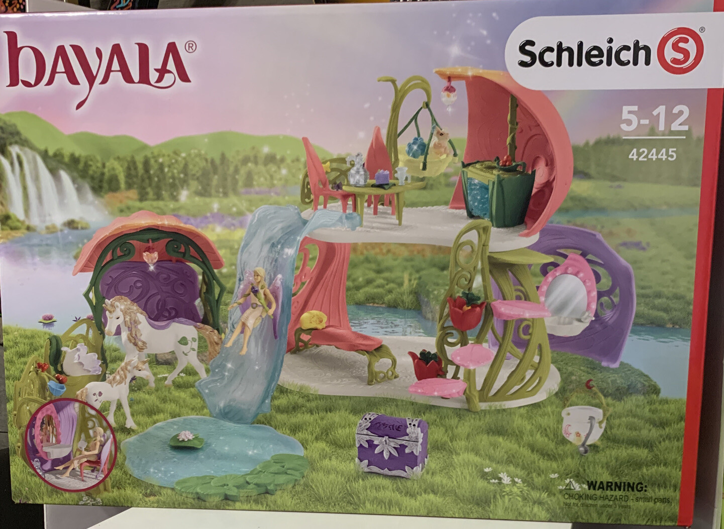 schleich glittering flower house