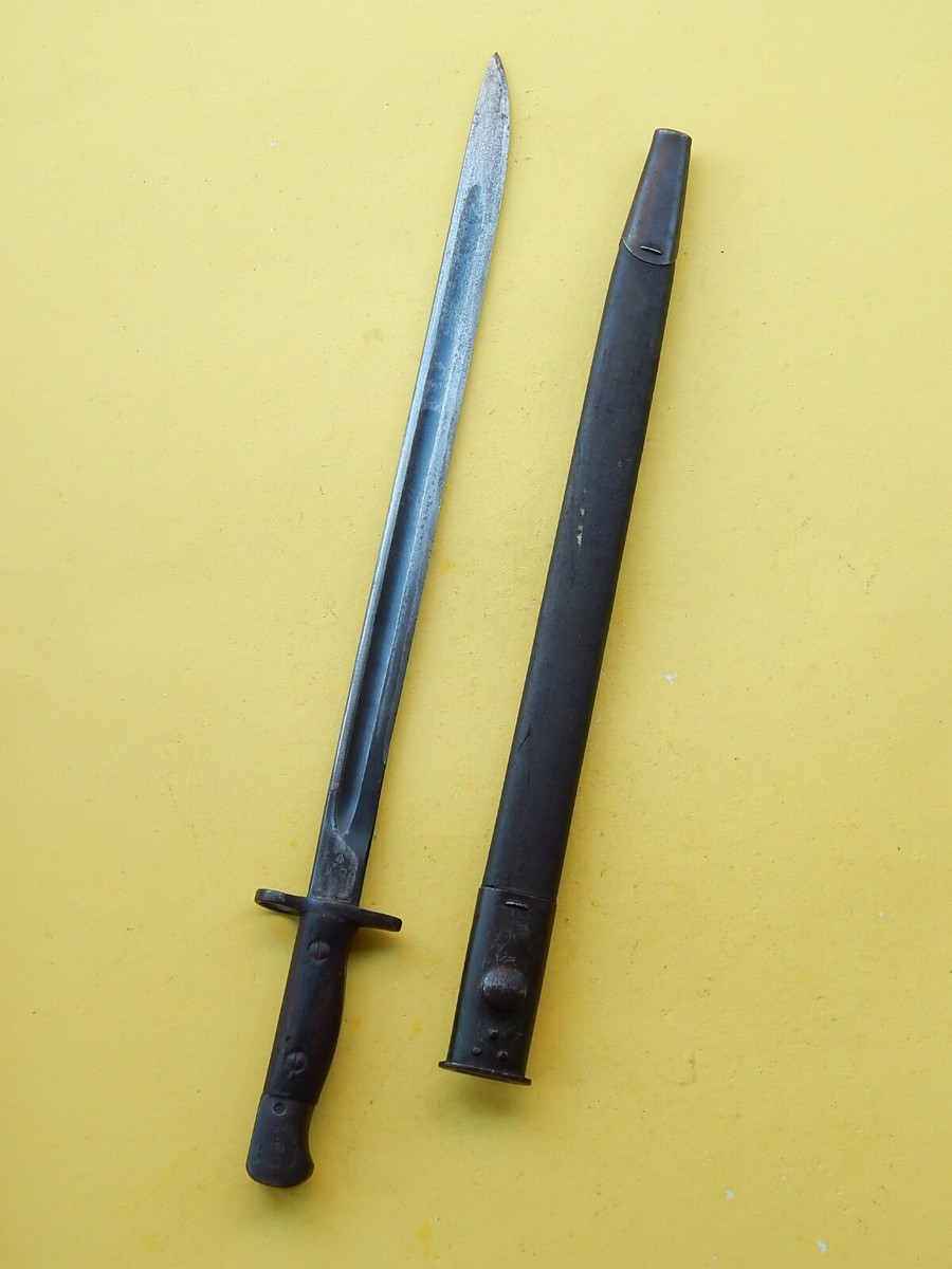 ソ連軍 bayonet鞘 NICE AUSTRALIAN OA marked M1907 BRITISH ENFIELD BAYONET
