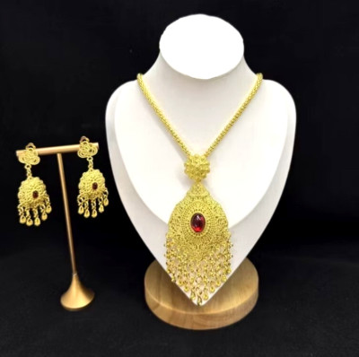 1 set Thai Traditional wedding Necklace Thai/Lao accessories for Thai Costume8