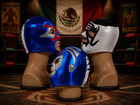 Lucha Libre Wrestling Mil Mascaras/El Villano/Mascara Año 2000 Adult Masks Lot — photo 1