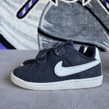 Size 6c - Nike Toddler Court Royale Blue/White Sneaker 833537 400 