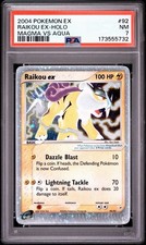 Raikou EX PSA 7 92/95 Holo EX Team Magma vs Team Aqua Pokemon 2004 NEW CERT on eBay