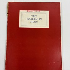 Test Yourself in Music Vocal Selections Charles Scribner's Sons 1953