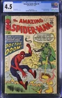 Amazing Spider-Man #5 CGC VG+ 4.5 Doctor Doom Appearance! Steve Ditko!