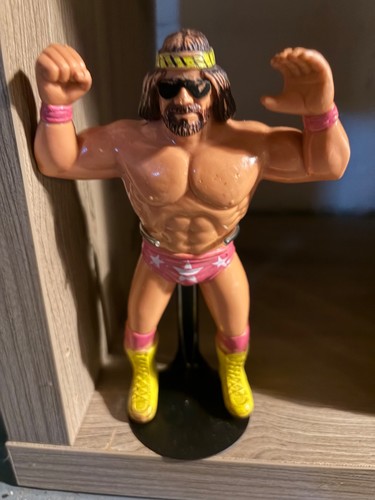 Macho Man Savage Vintage 1986 LJN WWF Wrestling Su...