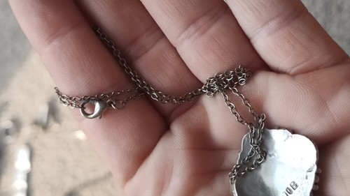 800 Silver Pretty Pendant Necklace R99 - Picture 5 of 5