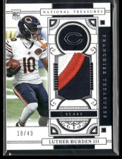 2025 National Treasures Franchise Treasures Luther Burden III Patch Rookie 10/49