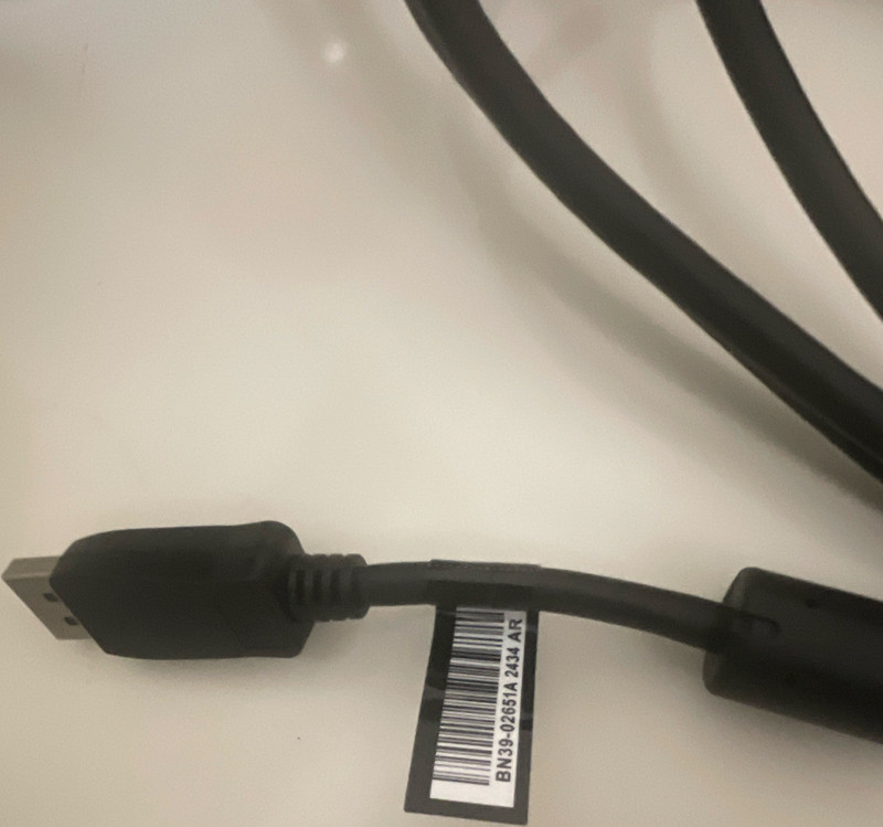 Samsung BN39-02651A DisplayPort Male to HDMI Female Adapter Cable Black