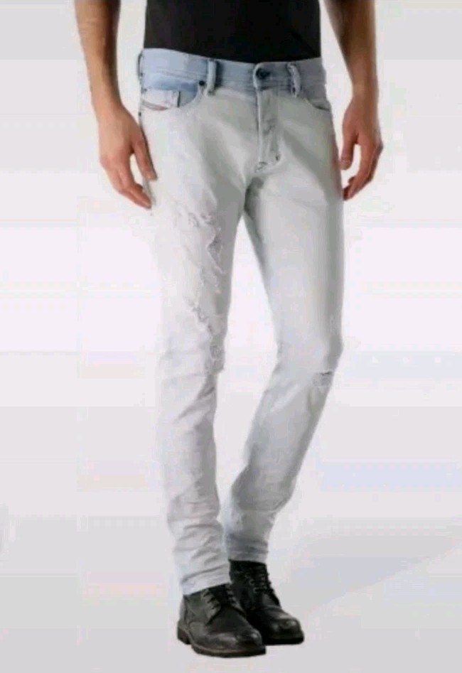 Diesel Tepphar Light Blue Slim Carrot Rare W29 L32