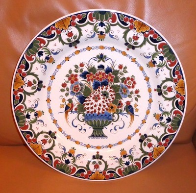 !!!! ROYAL DELFT DE PORCELEYNE FLES SCHÖNER WANDTELLER KERAMIK !!!!