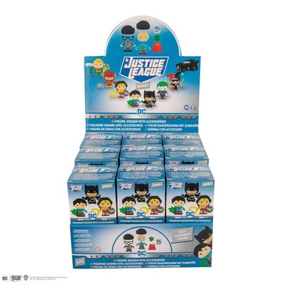 DC Comics Justice League Erasers Mystery Display Box - 24 Box
