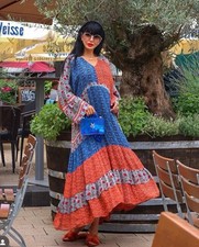 ZARA WOMAN SS23 PRINTED MIDI DRESS MULTICOLORED | 5598/054_ Size S NEW