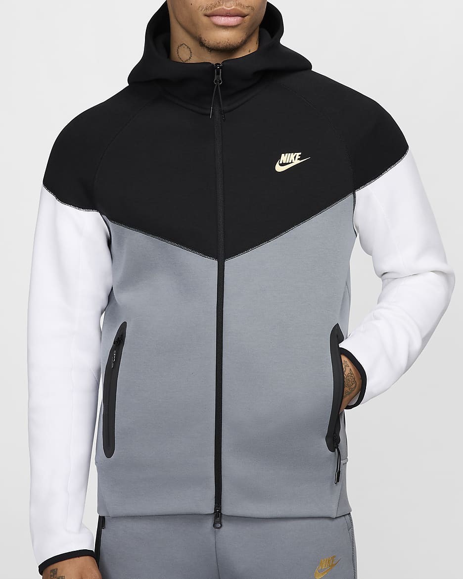 $145 NIKE AIR SPORTSWEAR TECH FLEECE WINDRUNNER F/Z HOODIE