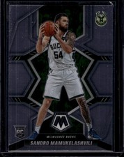2021-22 Panini Mosaic #236 Sandro Mamukelashvili Milwaukee Bucks Rookie