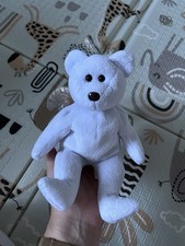 Ty Beanie Babies White Angel Bear Soft Plush Toy No Tags VGC Retired