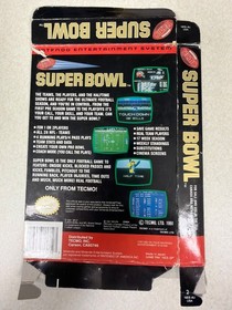 Nintendo NES, TECMO SUPER BOWL, Box Only