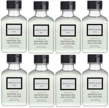 Beekman 1802 Fresh Air Shower Gel Lot of 8 Each 1oz Bottles. Total of 8oz