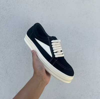 Rick Owens Vans Inspired Suede Black Sneakers / Isabel Marant Japanese Archive