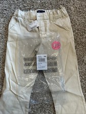 children's khaki-colored trousers, size 8, manufactured by The Children's Place
