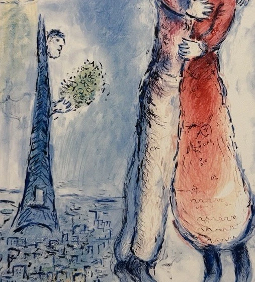 Marc Chagall | La Joie Lithographie | Limited Edition | Signiert & Nummeriert - Bild 4 von 4