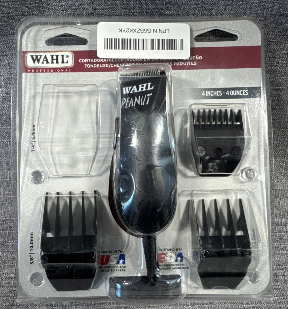Wahl Professional Peanut Black Clipper Trimmer 8655-200 &ndash; 