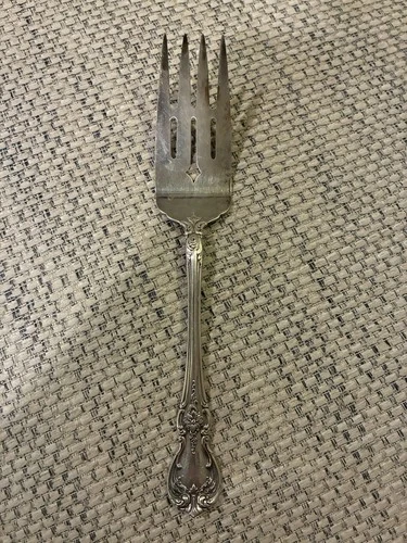 Vintage Towle Old Master Sterling Silver Serving Fork