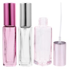 3pcs 10ml Compact Glass Refillable Perfume Bottles Spray Bottles Travel