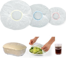 3Rd Upgraded Plastic Bowl Covers, 100PCS Bowl Lids for Bread Proofing, 3 Sizes P