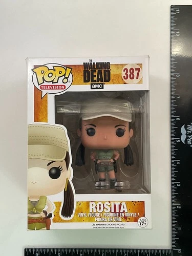 Funko Pop! Television: Rosita #387 The Walking Dead Vinyl SEE PICS +PROTECTOR J2