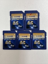 Lot of 5  SDHC 4GB SD CARD CLASS 6