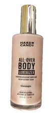 Hard Candy All-Over Body Luminizer Champagne 3.8 fl oz Coconut Scent Transfer