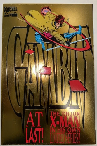 Gambit #1 (Marvel Comics December 1993) Foil, Embossed Cover - Gold