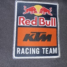 Red Bull Redbull Racing Logo Patch Sweatshirt Hoodie Adult Small Gray F1 Vintage