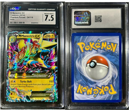 M Manectric-EX graded CGC 7.5 for sale on eBay