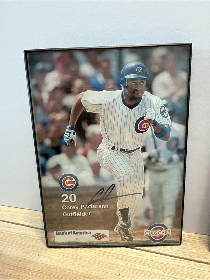 Corey Patterson & Ryan Dempster Chicago Cubs Signed  Autographed Framed 5x7 Look - Image 2 of 4
