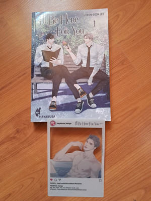 Manga Webtoon I'll be here for you Band 1 mit Sns Card Hayabusa