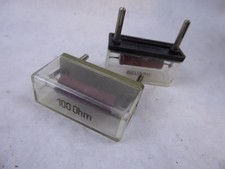 Aufsteckteil Bauteil Widerstand 100 Ohm SEG Elektrotechnik DDR Physik Schule