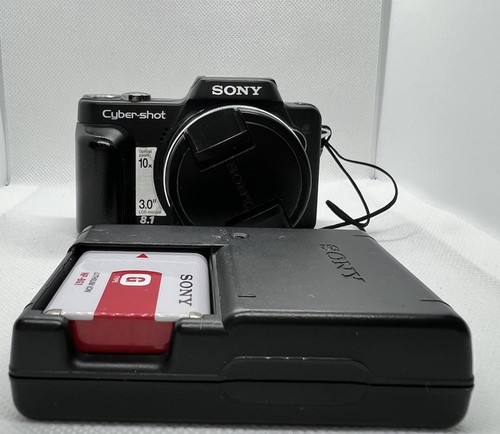 Sony Cyber-shot DSC-H10 8.1 MP - Appareil Photo Numérique Noir (occasion)