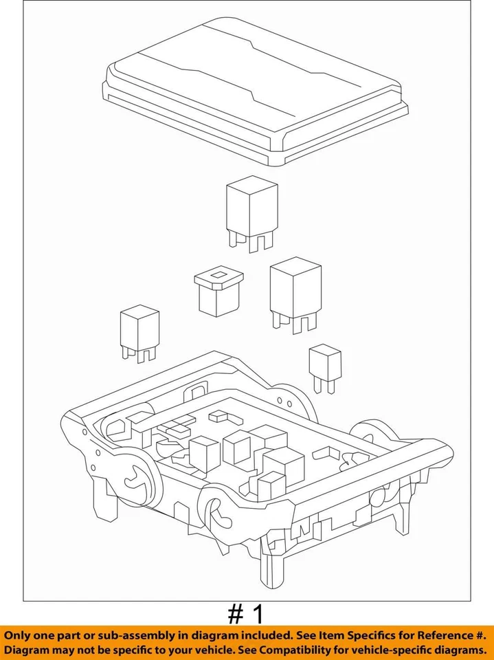 Módulo de relé de caja de fusibles Gmc Yukon XL 23418066 YE30U Foto 4 de 4