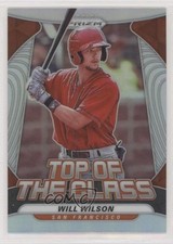 2020 Panini Prizm Top of the Class Silver Prizm Will Wilson #TOC-15 1n0