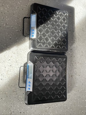 Brecknell Portable Digital All Purpose Bench Scale 250lb Capacity GP250 Lot Of 2