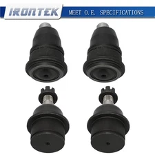Irontek Front Upper Lower Ball Joints for 2002-2009 Trailblazer SSR GMC Envoy XL