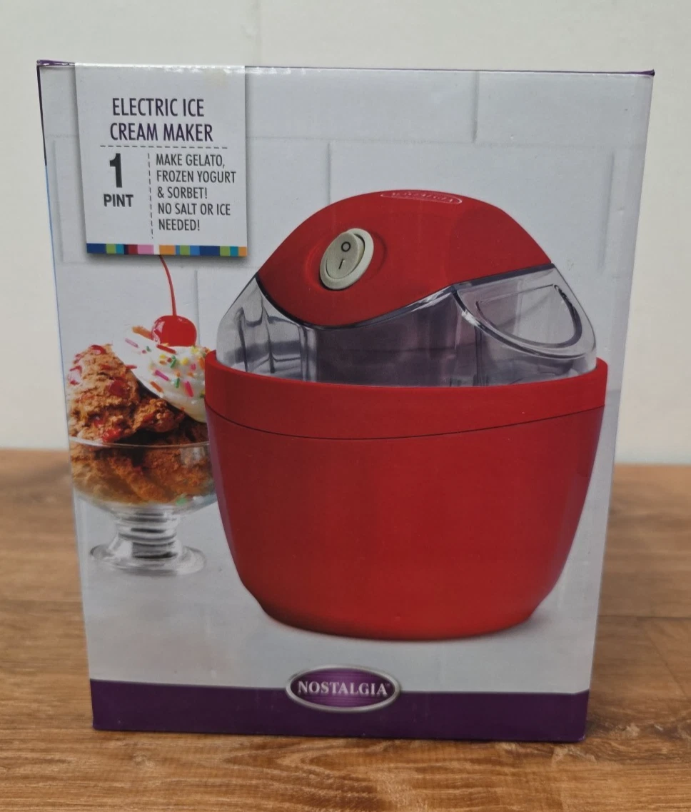 Nostalgia Electric Ice Cream Maker 1 Pint Maker Machine NIB Sealed
Opens in a new window or tab