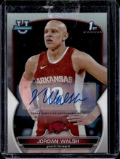 Jordan Walsh Arkansas Basketball Topps autograph rookie card Auto Celtics /499