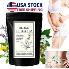 20 Bags Jamaican Healing Garden Blood Detox Tea, Chef Tijani Blood Detox Tea