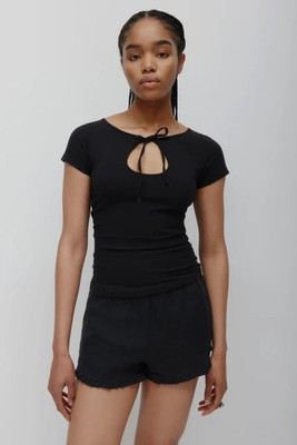 Women's Layn Keyhole Tee, Kotn, size S