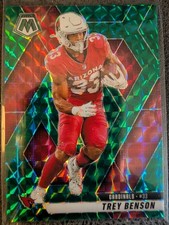 2025 Panini-Mosaic Football Trey Benson Green Mosaic Prizm #89