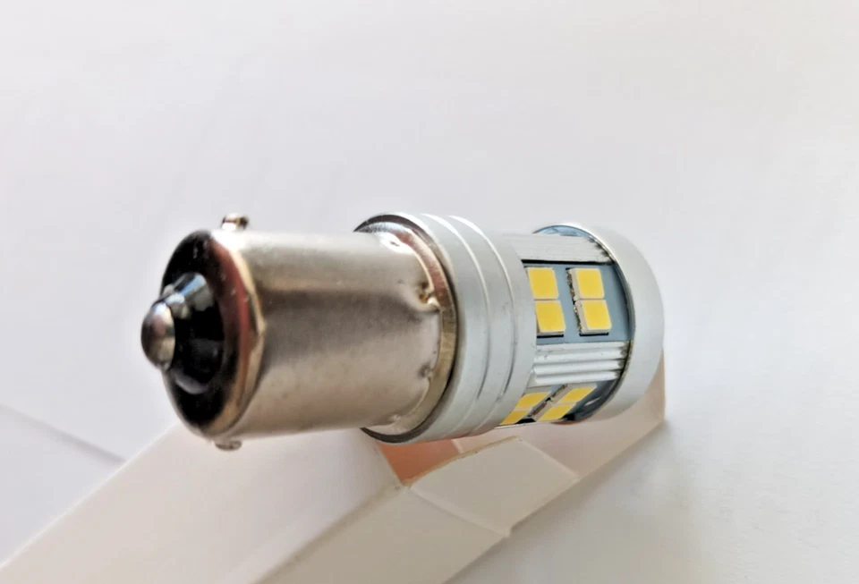 2 St.1156 Ba15s LED P21w Buld Birnen Taschenlampe New EUSKU-MTXDJ10 Beleuchtung - Bild 3 von 4